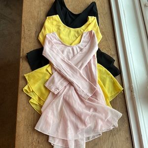 LOT 3 Toddler Girls Ballet Leotards/Tutus